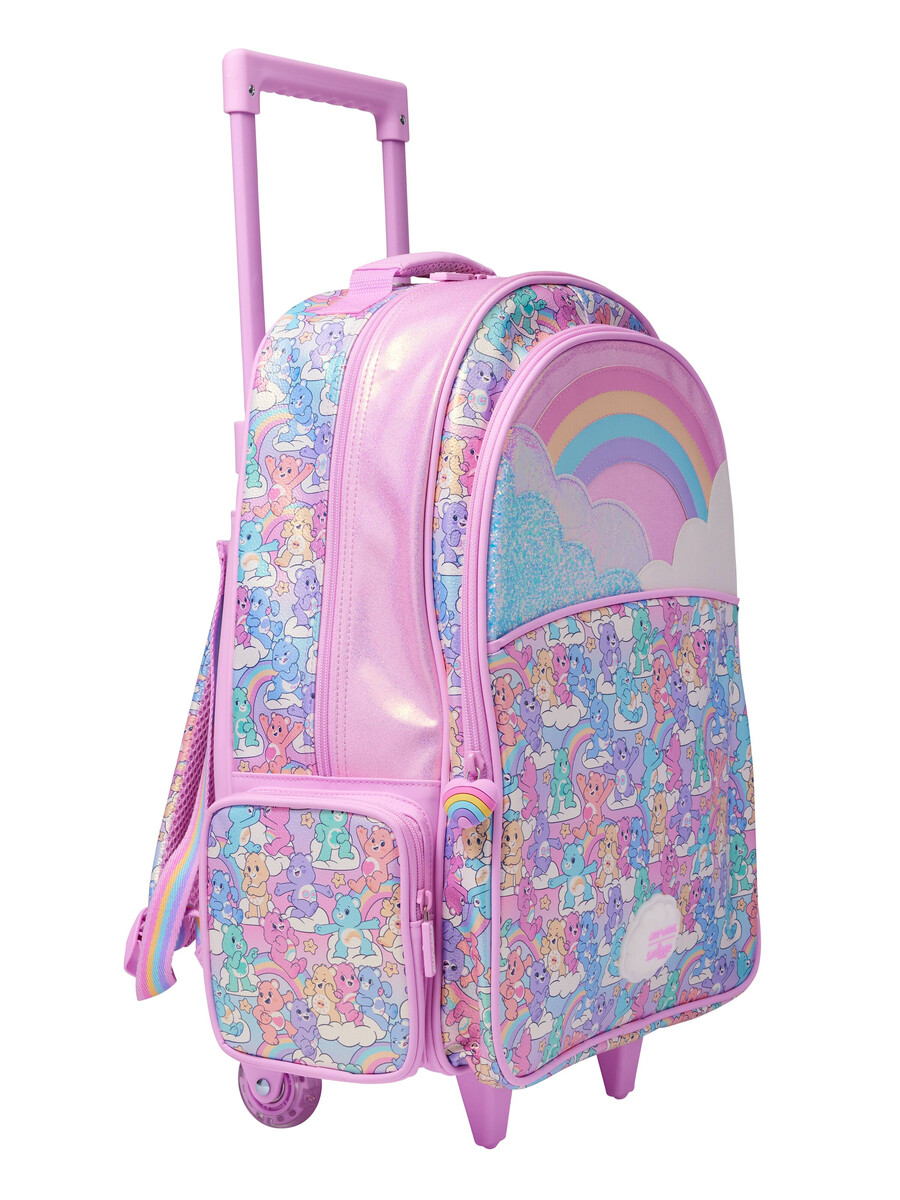 sac à dos trolley care bears avec roues lumineuses