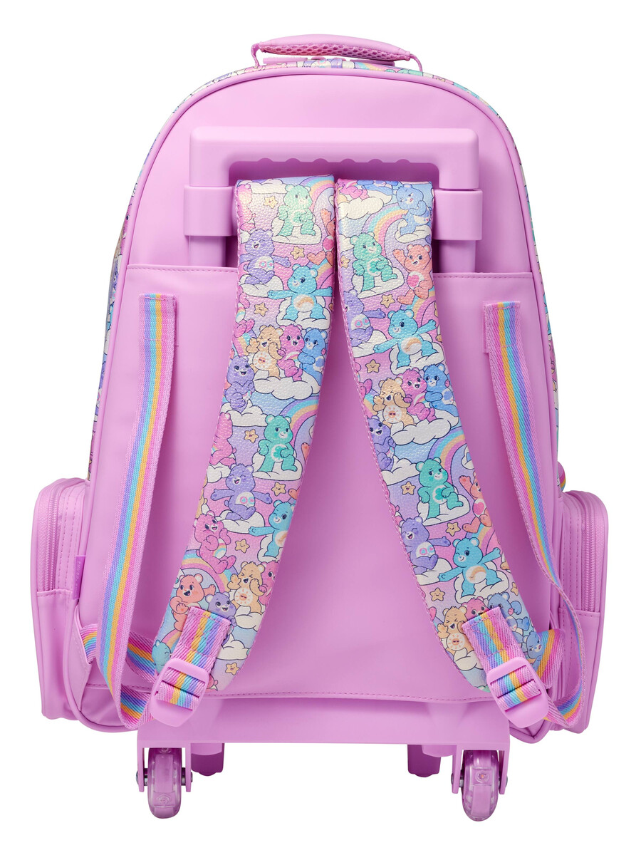 sac à dos trolley care bears avec roues lumineuses