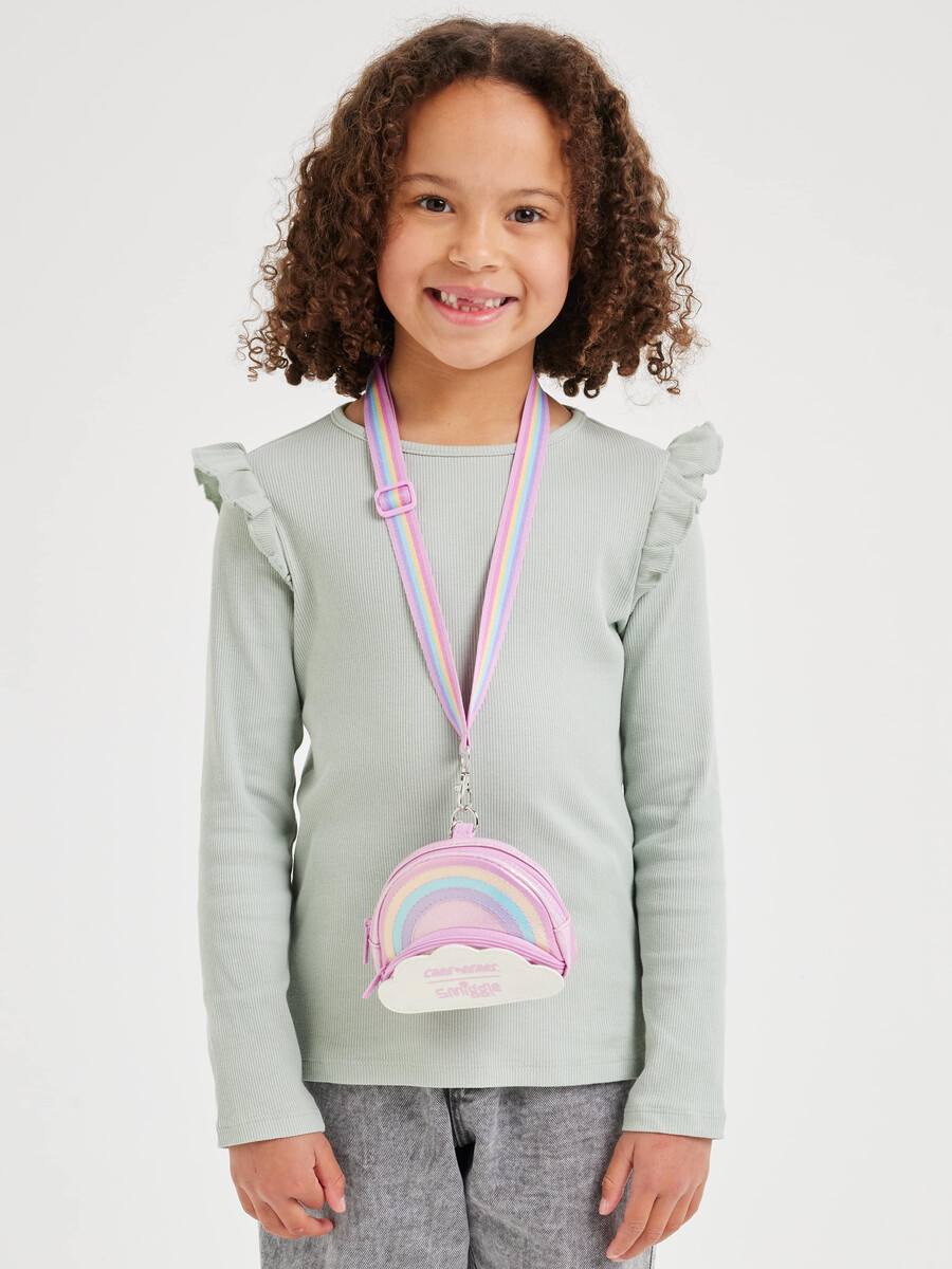 porte-monnaie care bears avec cordon