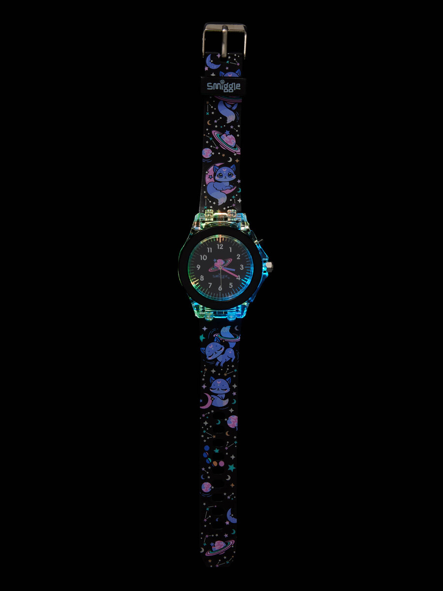 montre bright eyes qui sillumine